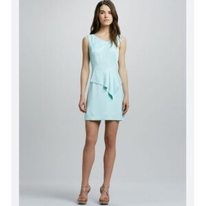 Milly Charlotte Drape-Peplum Dress 8